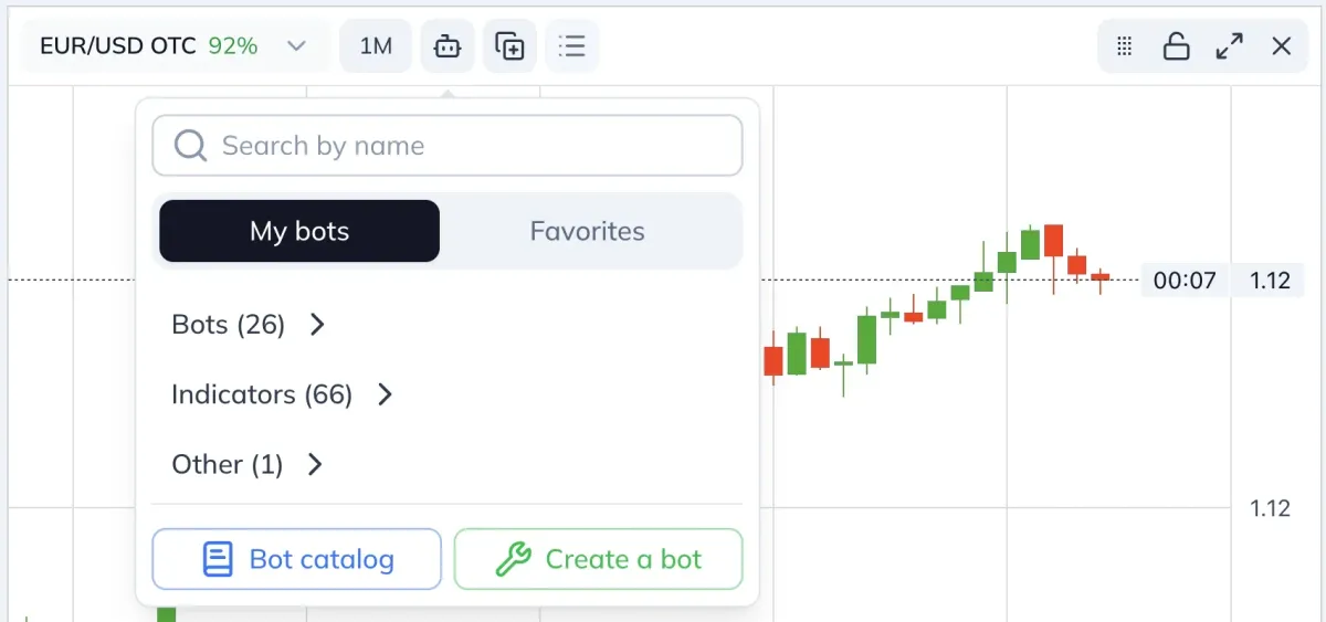 Tools menu options