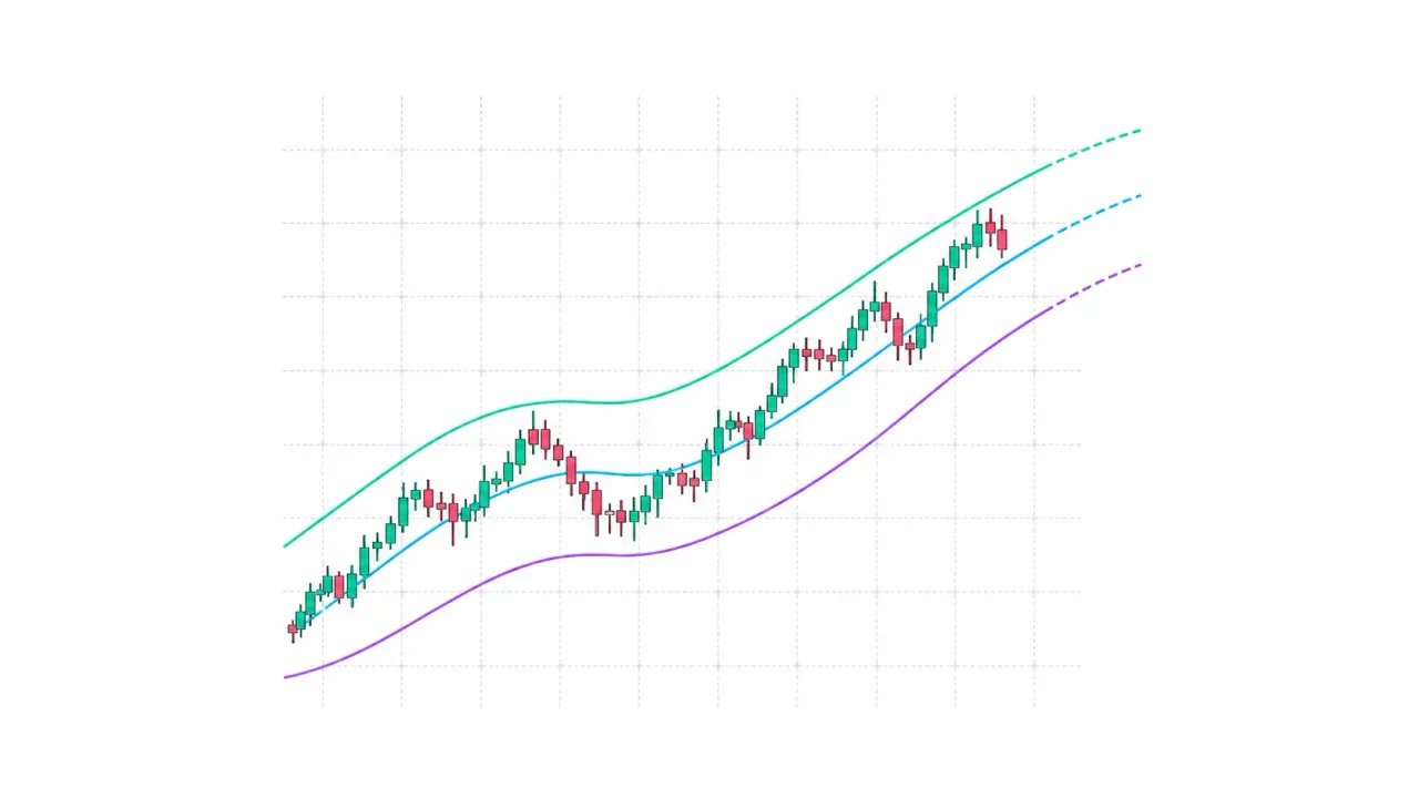 Adaptive Regression Channel — адаптивный регрессионный канал с аккуратным прогнозом