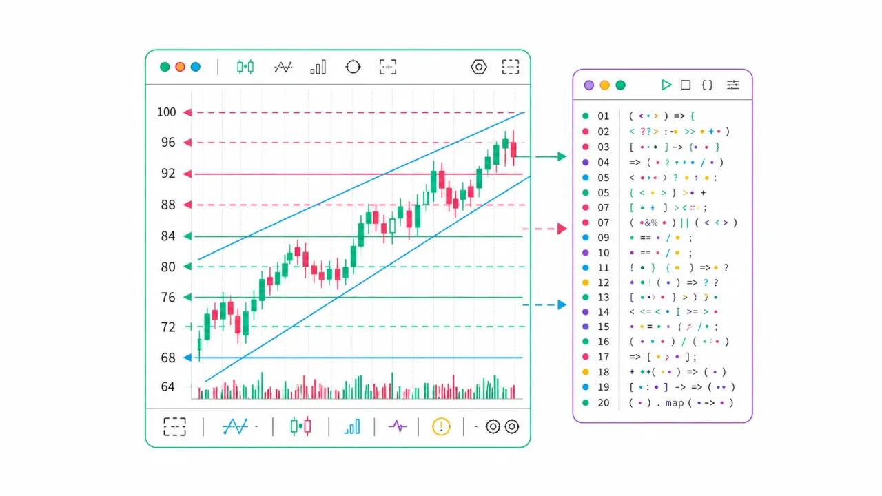 Создаем визуальный инструмент для Spectra Charts с отрисовкой линий поверх графика