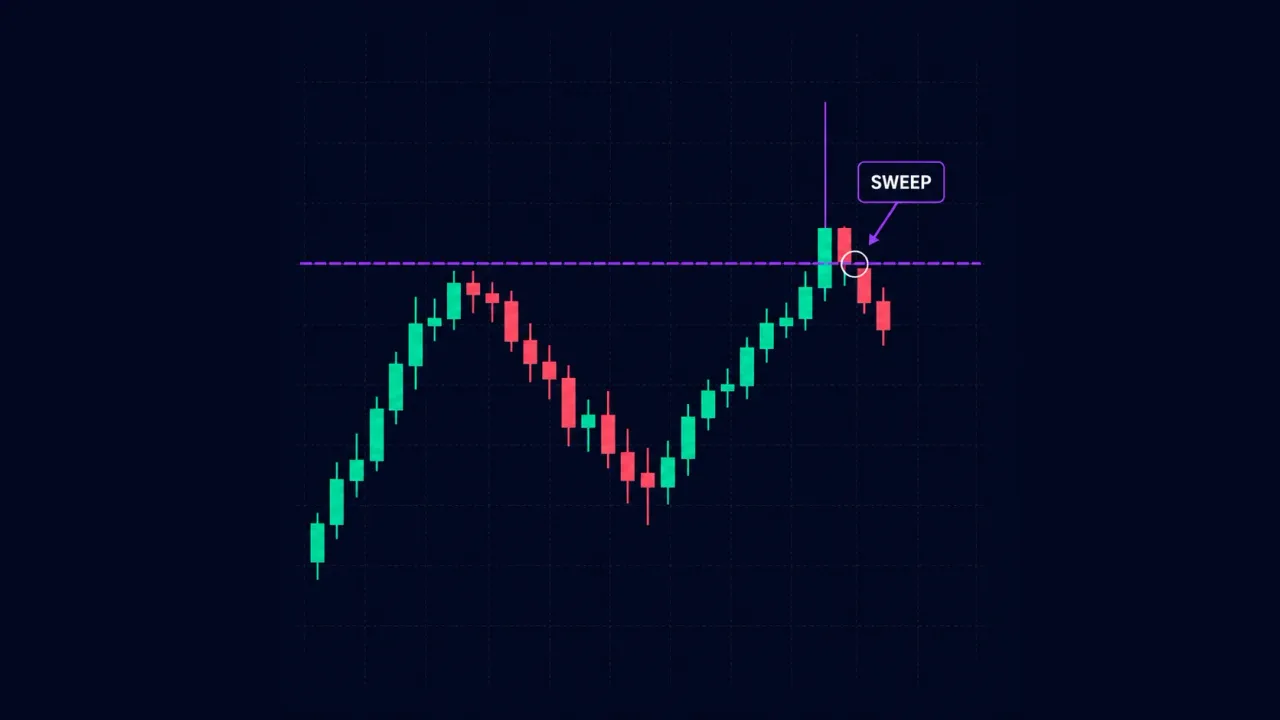 Сигнальный индикатор Liquidity Buy/Sell — свипы вокруг свингов