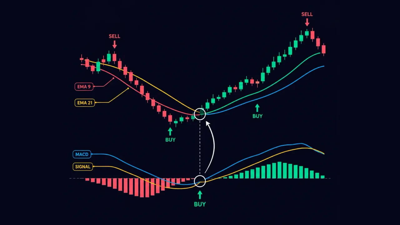 Сигнальный бот MACD Cross — быстрый поиск пересечений MACD с сигнальной линией