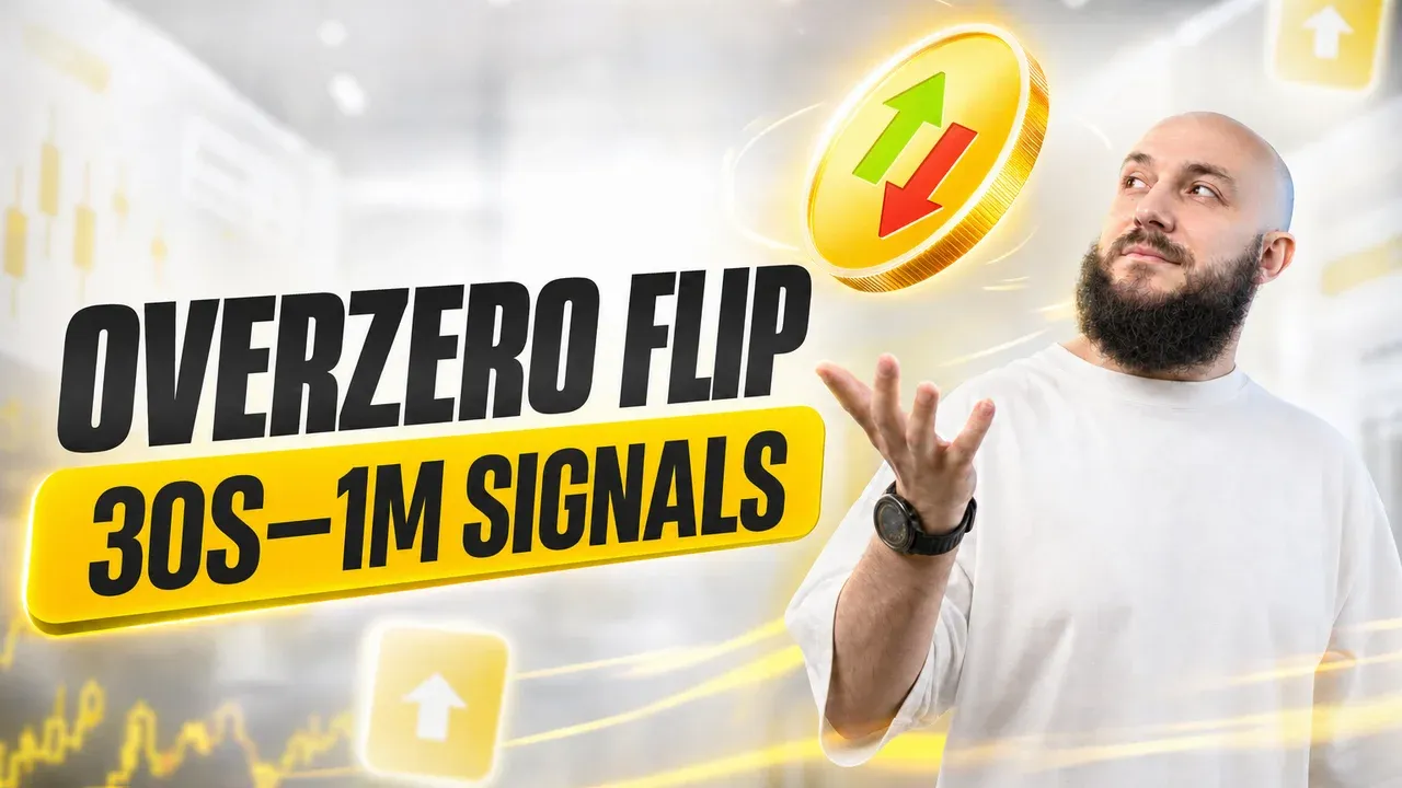 Trading Bot OverZero Flip 30s–1m — powerful signals from crossover detection