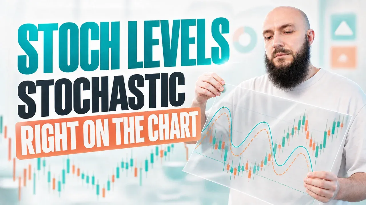 Stoch Levels Overlay — classic stochastic oscillator over the chart