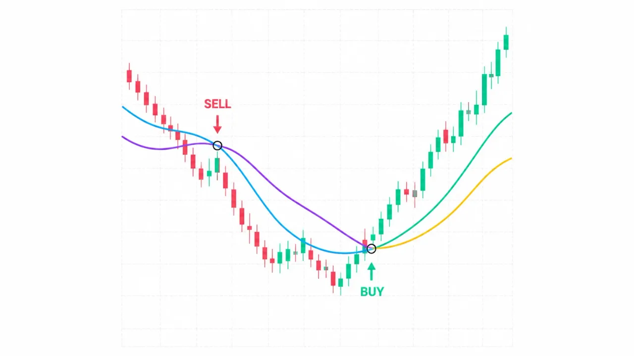 Индикатор Trend Signals — пересечения по скользящим средним для быстрого отображения текущего тренда